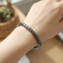 Premium Black Hematite Bracelet – Grounding & Balancing Energy - Buy Online at Alikart
