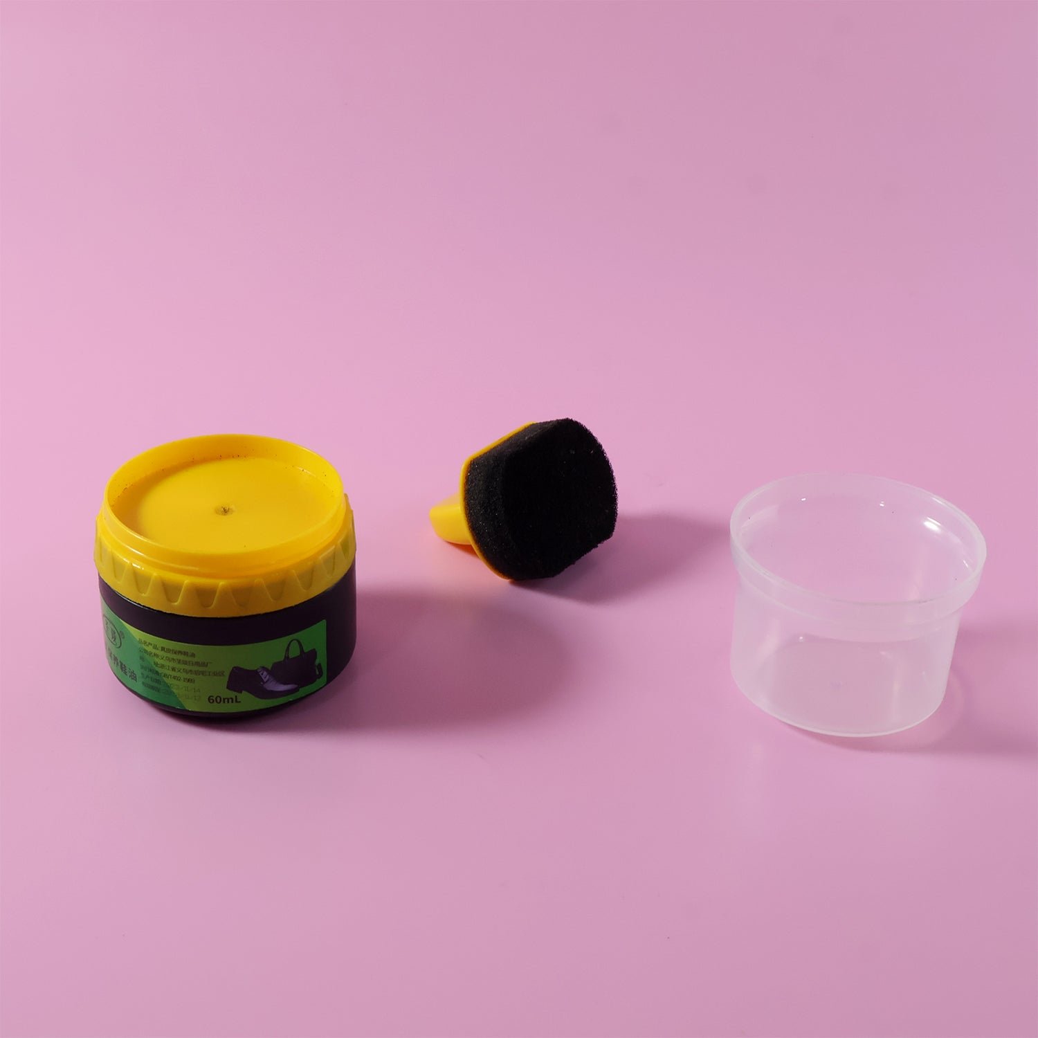 Black Shoe Polish Cream – Built-in Sponge for Easy Application - Detailed Feature View 5