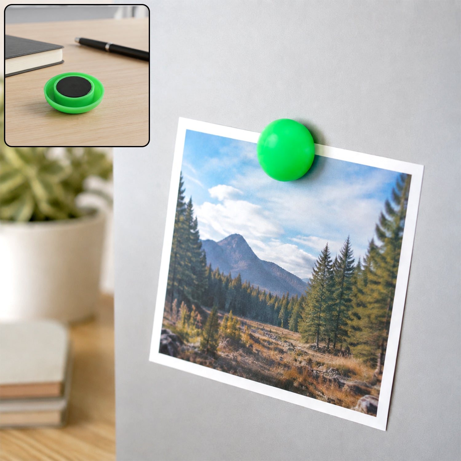 Premium Board Magnets – Vibrant Circular Plastic for Whiteboards | Deskura - Buy Online at Alikart
