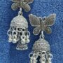 Premium Butterfly Jhumka Earrings – Lightweight Ethnic Design - Buy Online at Alikart