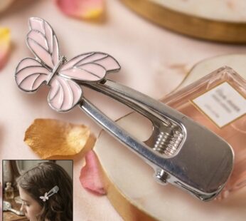 Butterfly Metal Hair Clip – Elegant Decorative Hair Accessory for Women and Girls