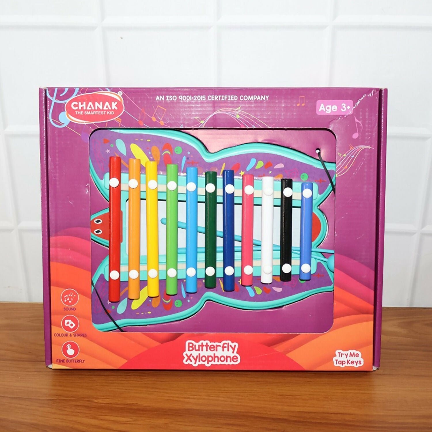 Butterfly Xylophone – Colorful 12-Tone Musical Learning Toy - Detailed Feature View 6