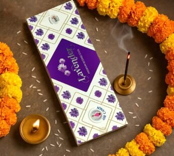 Calming Lavender Masala Incense Sticks for Meditation, Yoga, and Home Fragrance