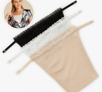 Cami Secret Set of 3 Camisole (Black, Beige & White) – Soft, Stretchable Innerwear for Women