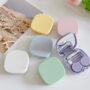 Premium Candy Color Contact Lens Case – Portable Contact Lens Storage Box for Safe & Hygienic Lens Care | Travel-Friendly Lens Container - Buy Online at Alikart