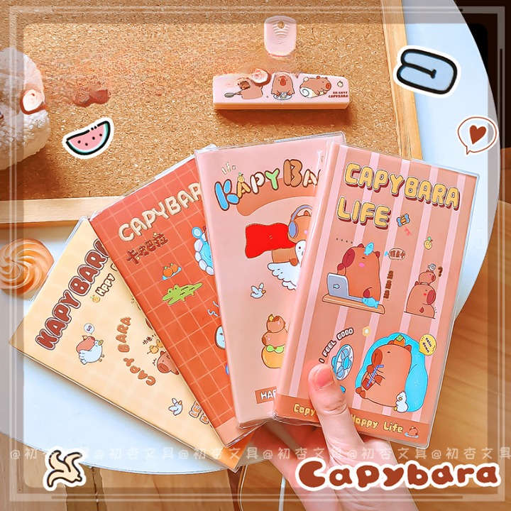 Capybara Long Mini Portable Notebook Diary – 1 Pc for School, Home, and Personal Use - Detailed Feature View 2