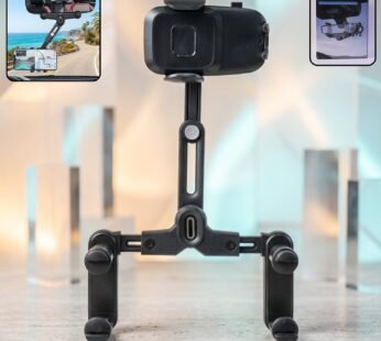 Car Rear View Mirror Phone Holder – 360° Adjustable & Retractable