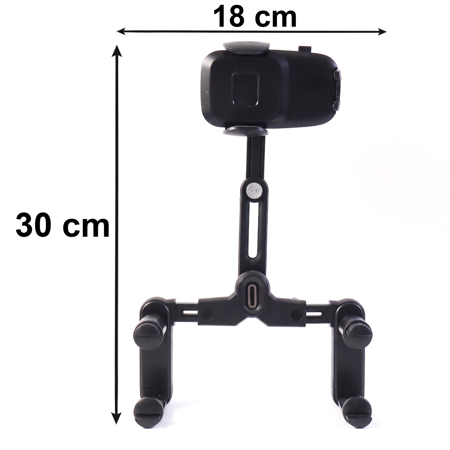 Car Rear View Mirror Phone Holder – 360° Adjustable & Retractable - Detailed Feature View 4