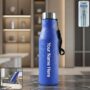 Premium Classic Stainless Steel Water Bottle – Leakproof & Travel Friendly 1000 ML - Buy Online at Alikart