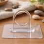Premium Clear Adhesive Wall Hook – Hassle-Free No-Drill Organization - Buy Online at Alikart