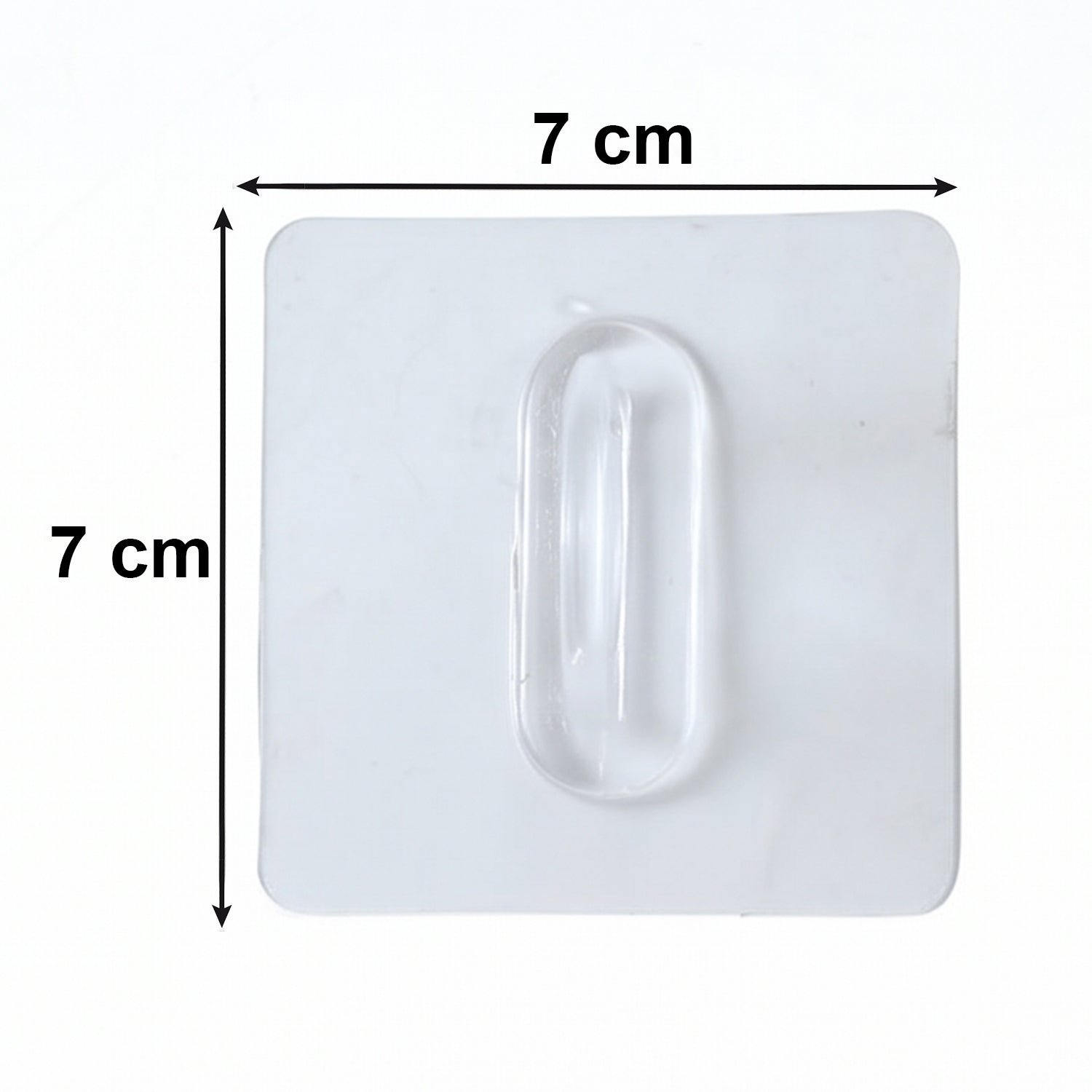 Clear Adhesive Wall Hook – Hassle-Free No-Drill Organization - Detailed Feature View 5