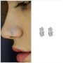 Premium Clip-On Nose Pin Combo – Gold, Rose Gold & Silver Fake Piercing Set - Buy Online at Alikart