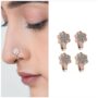 Premium Clip-On Nose Ring Set - Painless Pressing Nath & Stud Collection - Buy Online at Alikart