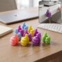 Premium Colourful Thumb Shape Adhesive Wire Holder Clips for Cable Management Set - Buy Online at Alikart