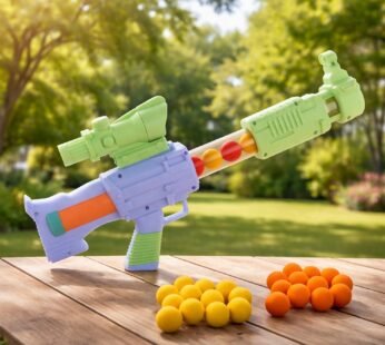 Cosmic Ranger Air-Powered Foam Blaster Toy with Soft Balls