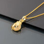 Premium Crescent Pendant Necklace – Elegant Crystal Highlights - Buy Online at Alikart
