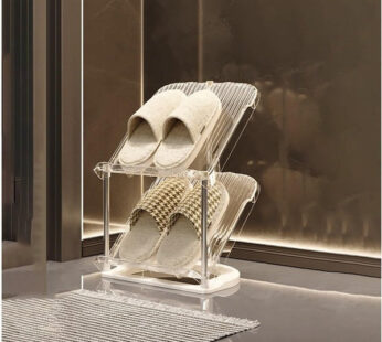 Crystal 2 Layer Shoe Rack