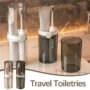 Premium Crystal Clear Travel Toothbrush Case and Bathroom Vanity Organizer Cup - Buy Online at Alikart