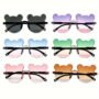 Premium Cute Bear Decorative Glasses – Fun Photo Glasses for Kids, Boys & Girls (Random Color-1 Pc) - Buy Online at Alikart