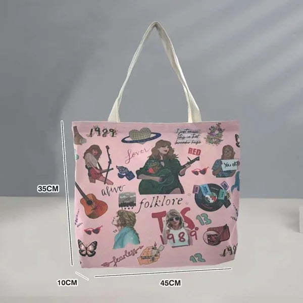 Premium Cute Fashionable Print Tote Bag (111-5) - Buy Online at Alikart