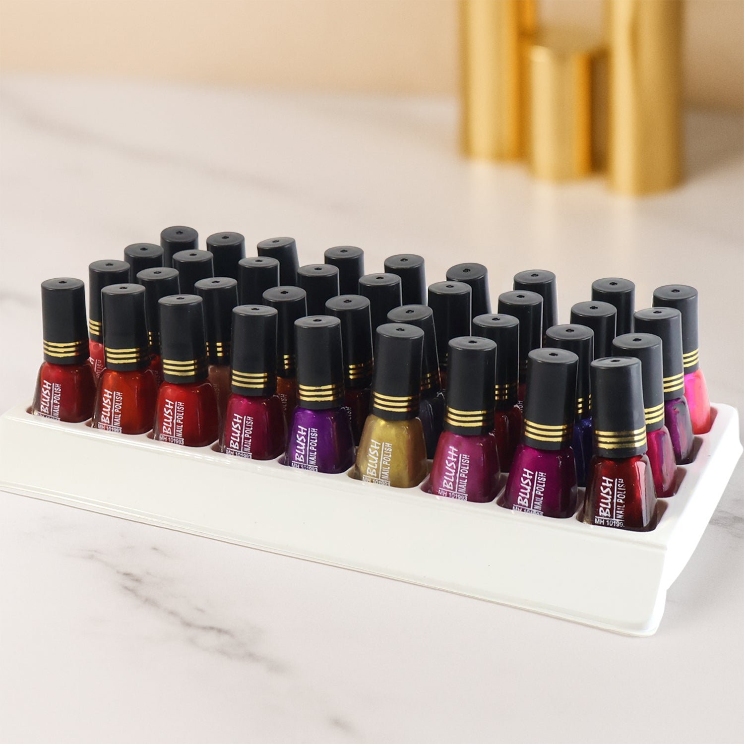 Dark Mini Nail Polish – Glitter Finish Quick-Dry 6 ML - Detailed Feature View 5