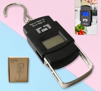 Digital Weighing Scale – Portable Hook 50kg for Travel