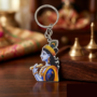 Premium Divine Krishna Flute Metal Keychain - Elegant & Durable - Buy Online at Alikart