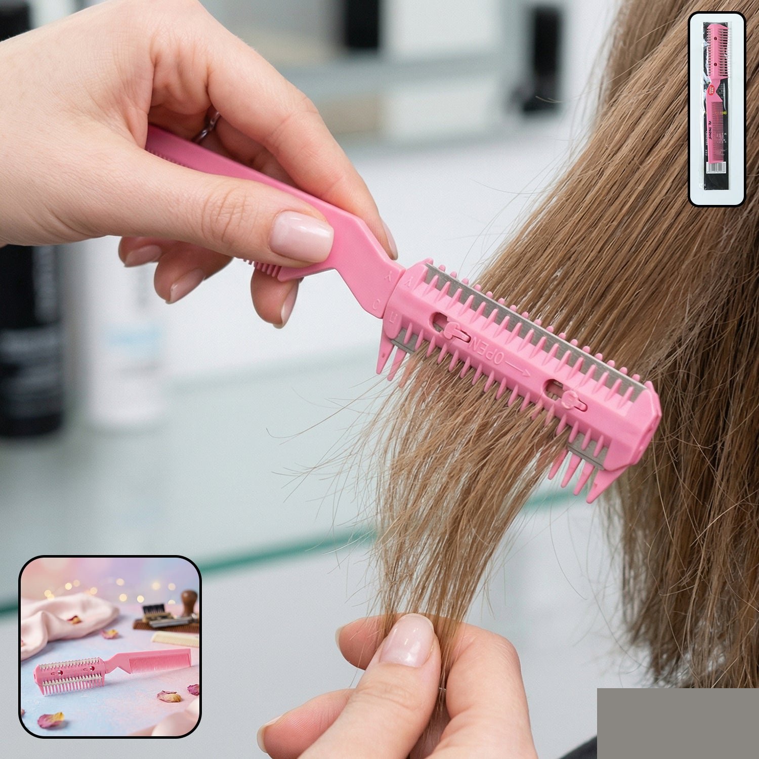 Premium Double Sided Hair Cutting Comb – Precise Thinning & Styling Tool - Buy Online at Alikart