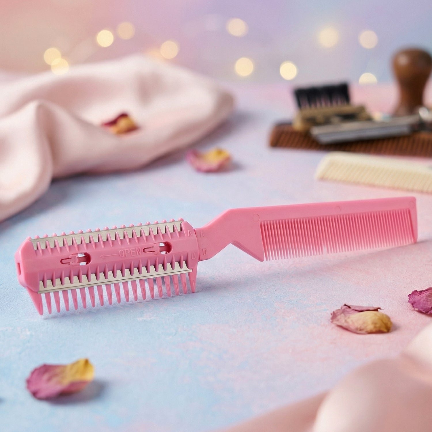 Double Sided Hair Cutting Comb – Precise Thinning & Styling Tool - Detailed Feature View 2
