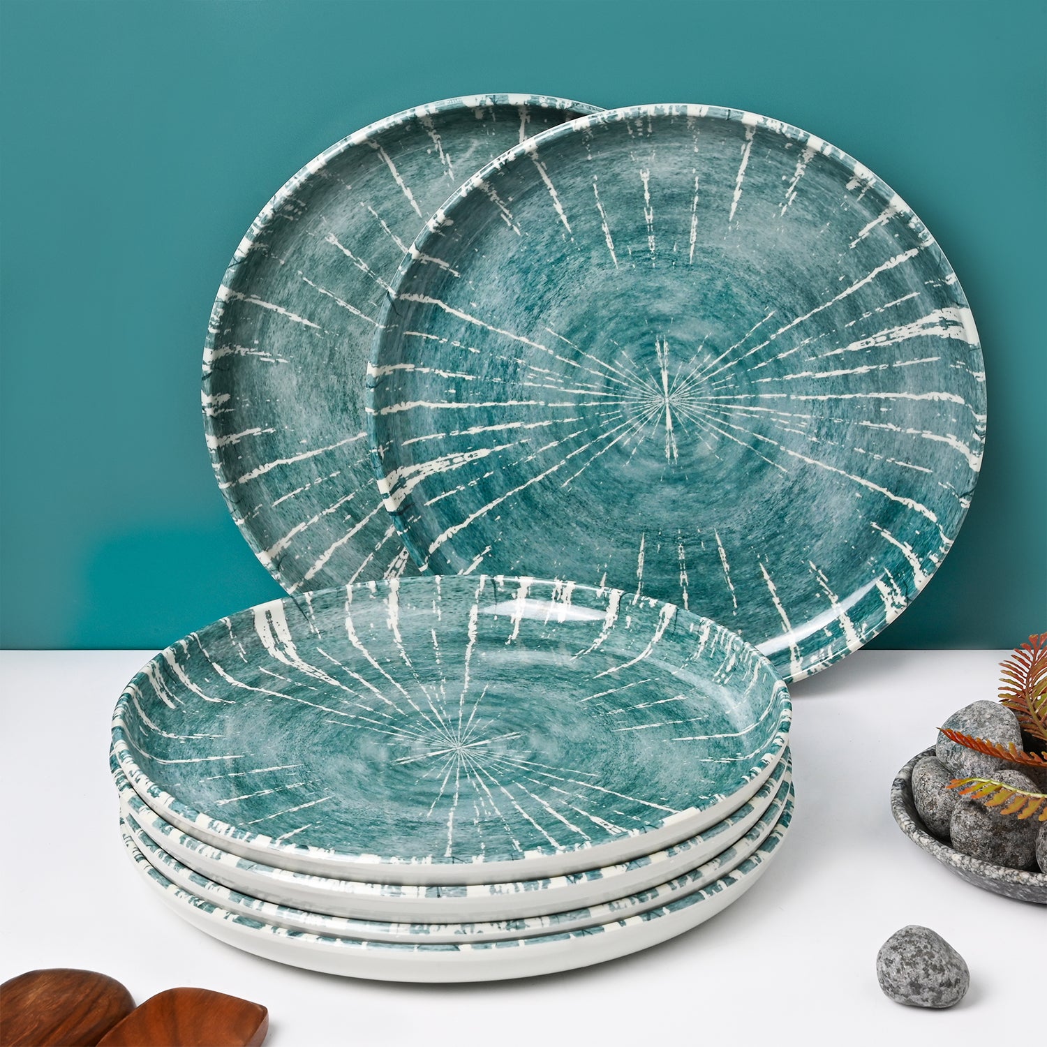 Dreams Blue Dinner Set – 20 Pcs - Detailed Feature View 3