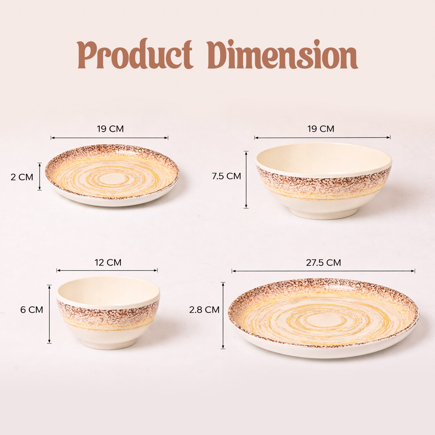Dreams Spiral Dinner Set – 14 Pcs - Detailed Feature View 5