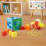 Premium Educational Toddler Activity Bundle: Shape Sorter Cube & Rolling Pull-Along Plane - Buy Online at Alikart