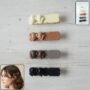Premium Elegant Bow Hair Clips Set – Stylish 4-Piece Snap Clips Combo - Buy Online at Alikart
