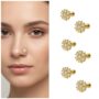 Premium Elegant Floral Crystal Nose Stud Set – Gold-Plated Flat Back Jewelry Collection - Buy Online at Alikart