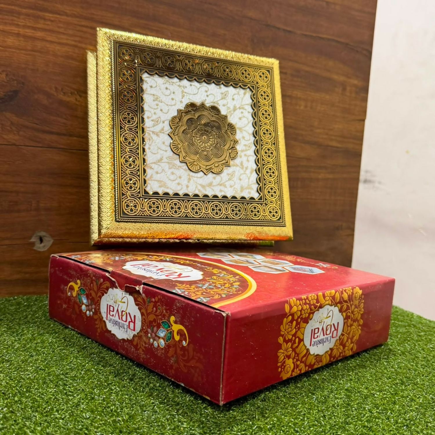 Elegant Floral Dry Fruit Box – Perfect Festive Gift - Detailed Feature View 3