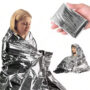 Premium Emergency Thermal Blanket (130 × 210 cm) | Survival Foil Blanket for Outdoor, Camping & Travel (Pack of 1) - Buy Online at Alikart