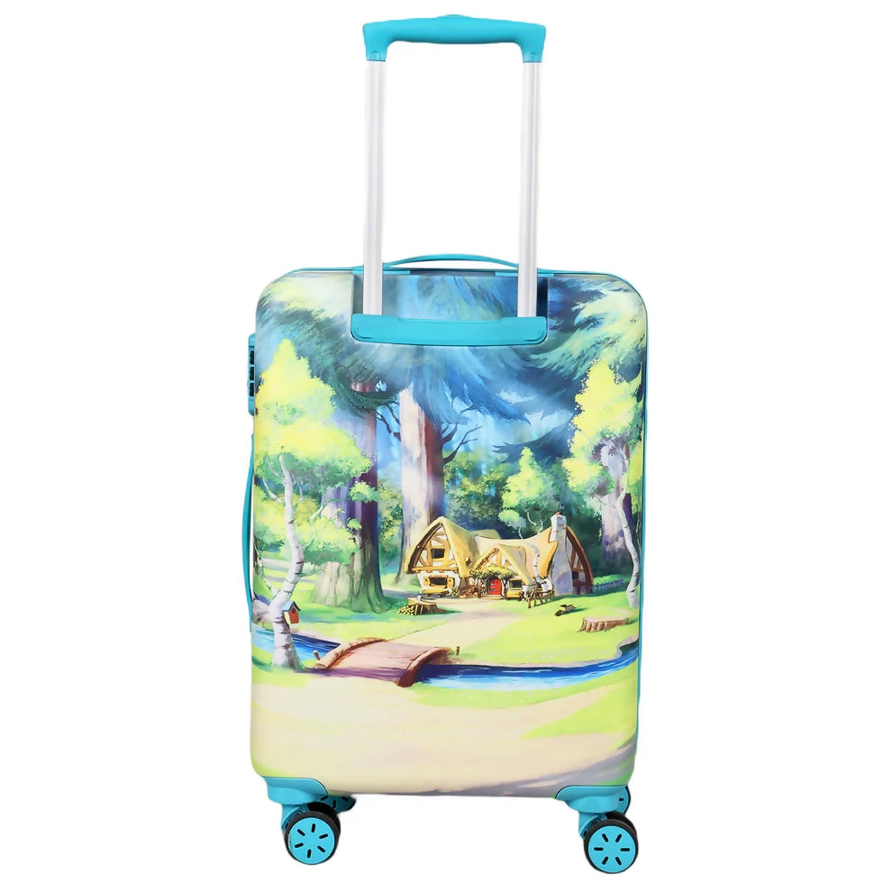 Enchanted Princess 18-Inch Rolling Travel Suitcase for Kids - Detailed Feature View 2