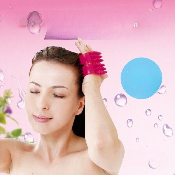 Premium Ergonomic Scalp Exfoliating and Stimulating Massage Brush - Buy Online at Alikart