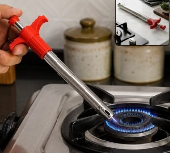 Ergonomic Stainless Steel Kitchen Gas Lighter with Trigger Igniter
