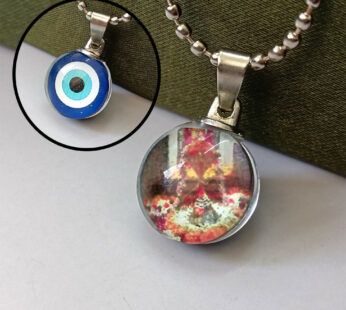 Evil Eye Shivling Pendant – Spiritual Protection Jewellery