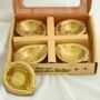 Premium Exquisite Gold-Plated Ceramic Diya Set – Festive & Home Decor Oil Lamps - Buy Online at Alikart