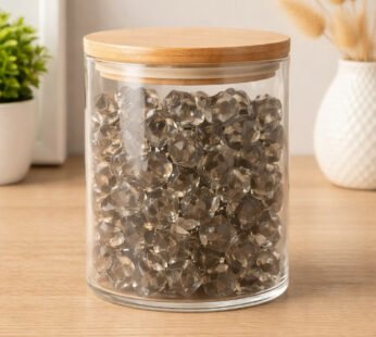 Faceted Clear Decorative Crystal Stones & Gems for Vases, Aquariums, and Home Decor