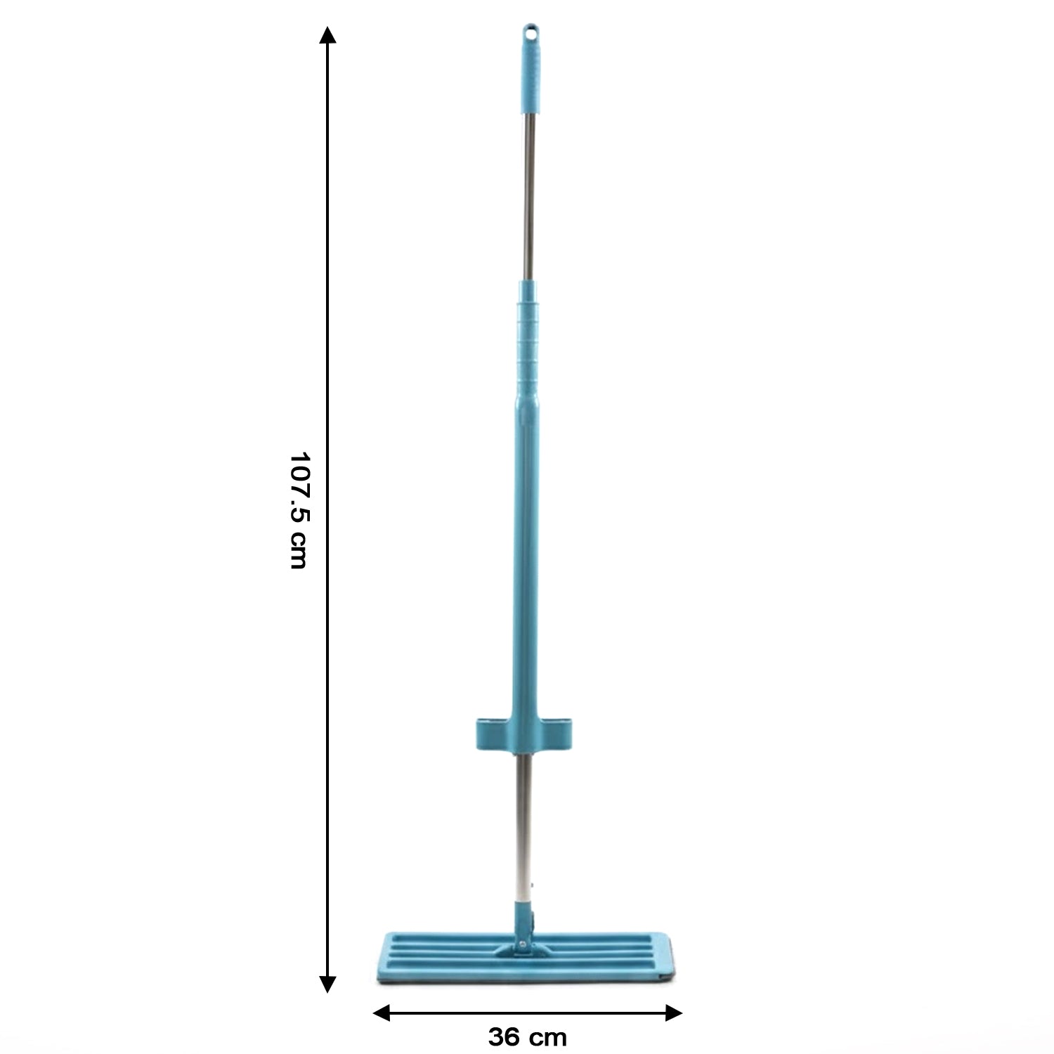 Flat Floor Cleaning Mop – Long Handle & Slim Rectangular Head - Detailed Feature View 5