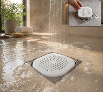 Flexible Silicone Floor Drain Cover Strainer for Kitchen Sink & Bathroom