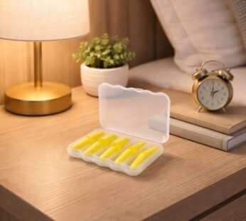 Foam Ear Plugs – Soft Reusable Noise Reduction Set with Case