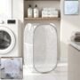 Premium Foldable Mesh Laundry Basket – Space-Saving & Breathable Organizer - Buy Online at Alikart