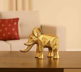 Golden Bahubali Elephant Statue