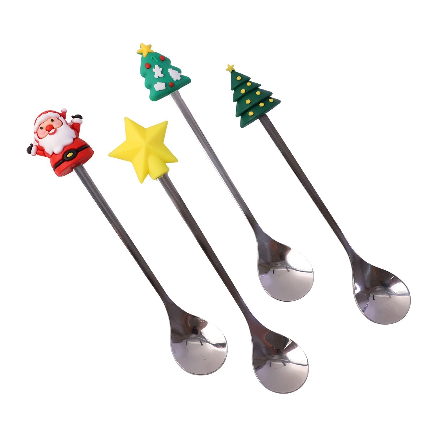 Golden Cartoon Spoon Set – Stylish & Durable Tableware for All - Detailed Feature View 2