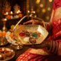 Premium Golden Kumkum Kankavati Basket – Elegant Ritual Organizer - Buy Online at Alikart