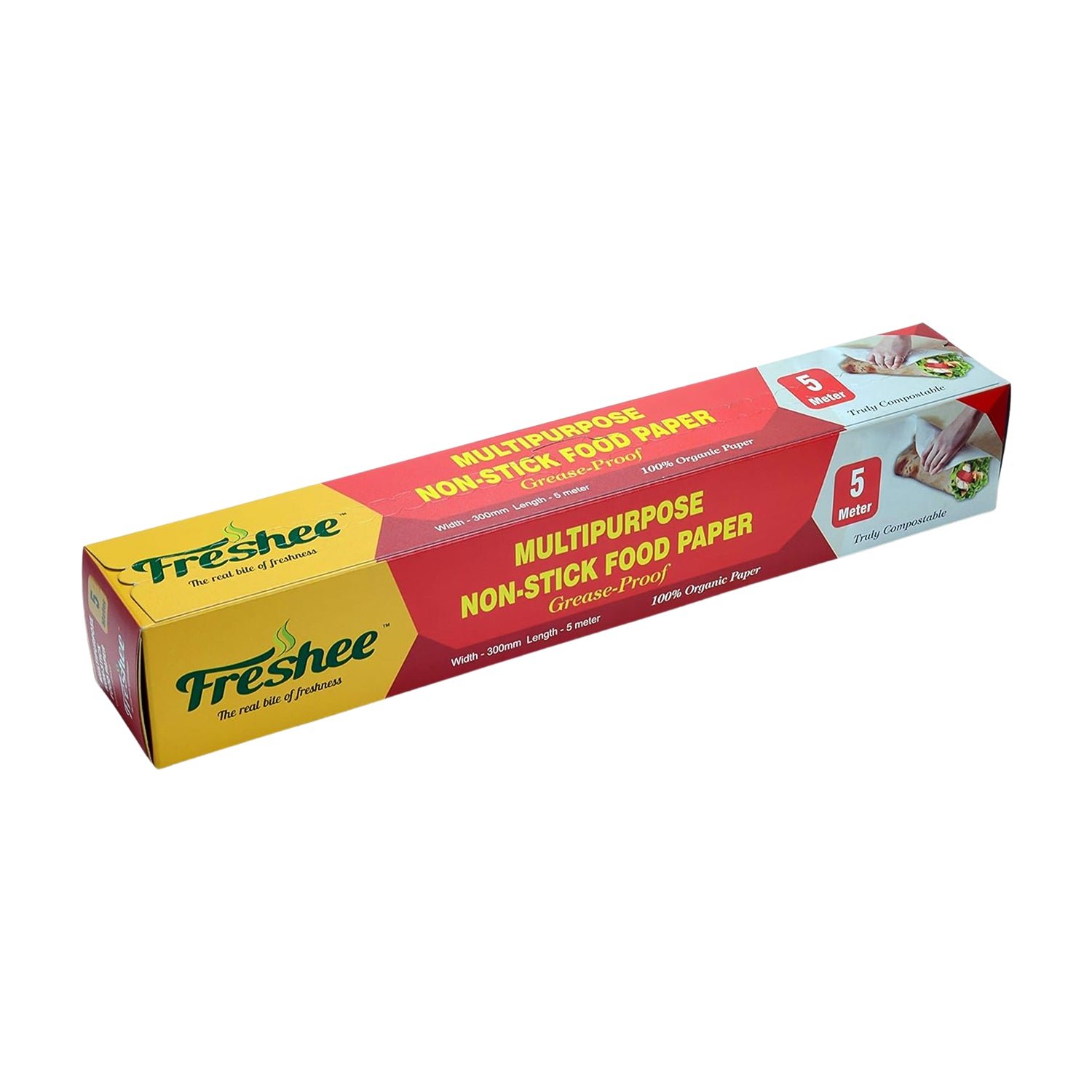 Grease-Proof Food Paper Roll – Non-Stick, Easy Dispense 300mm x 5m - Detailed Feature View 4